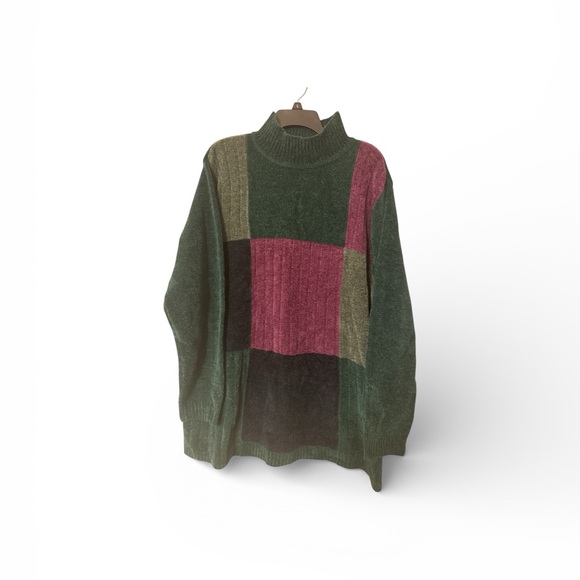 Classic Elements Multicolor Turtleneck Sweater - Picture 4 of 4